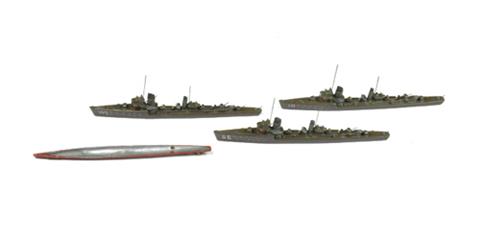 Konvolut 3 Torpedoboote (Raubtier-Klasse)
