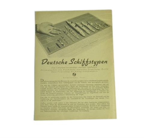 Erklärungsblatt zur Lehrplatte um 1938