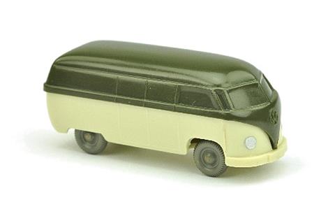 VW T1 Kasten, olivgrün/hellgrünbeige