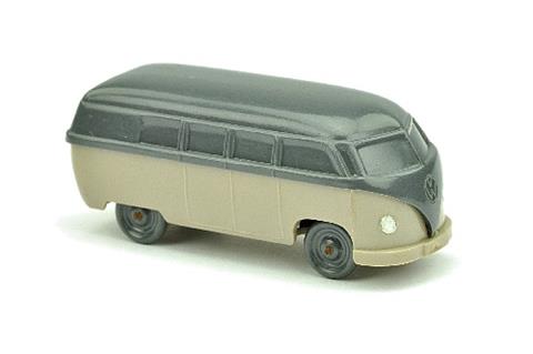 VW T1 Bus, d'-basaltgrau/braunelfenbein
