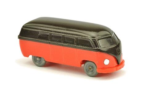 VW T1 Bus, braunschwarz/orangerot