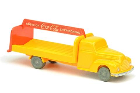 Coca-Cola Getränkewagen Ford, chromgelb