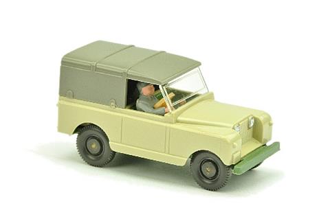 Land Rover, hellgelbgrau/dunkelmaigrün