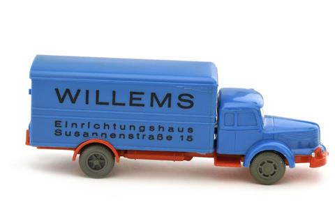Willems/1 - Koffer-LKW Krupp-Titan, himmelblau