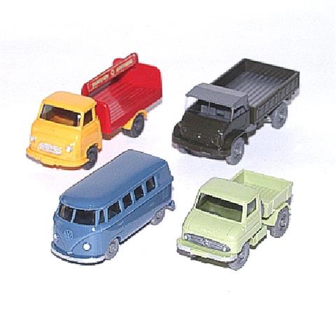 Konvolut 4 Modelle der 60er Jahre
