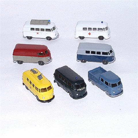 Konvolut 7 VW T1 der 60er Jahre