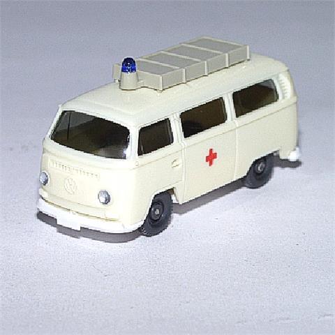 Krankenwagen VW T2, gelbelfenbein