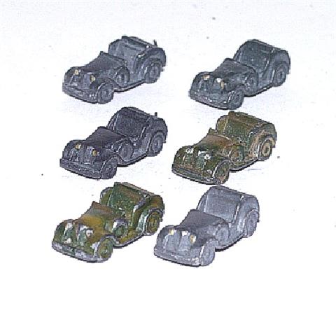 Konvolut 6 Wehrmachtsmodelle
