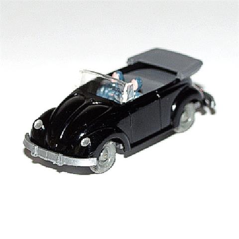 Käfer Cabrio mit Hörnern, schwarz