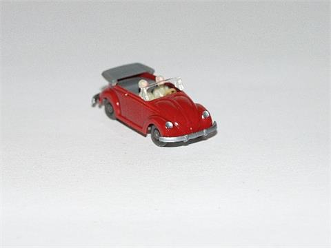 VW Käfer Cabrio mit Hörnern, h'braunrot