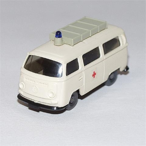 Krankenwagen VW T2 mit Dachaufbau, creme