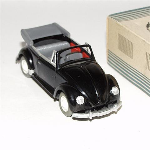 Käfer Cabrio mit Frontrahmen, schwarz (im Ork)