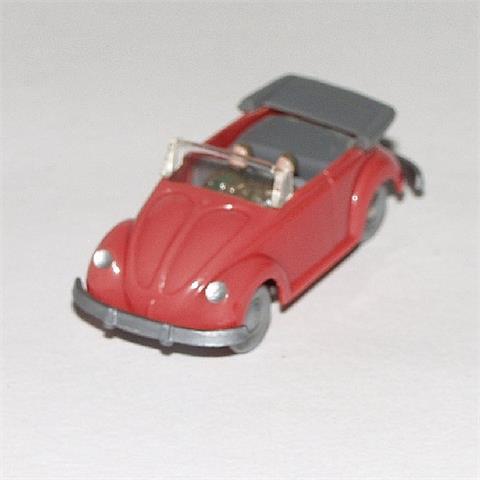 Käfer Cabrio mit Hörnern, rosé