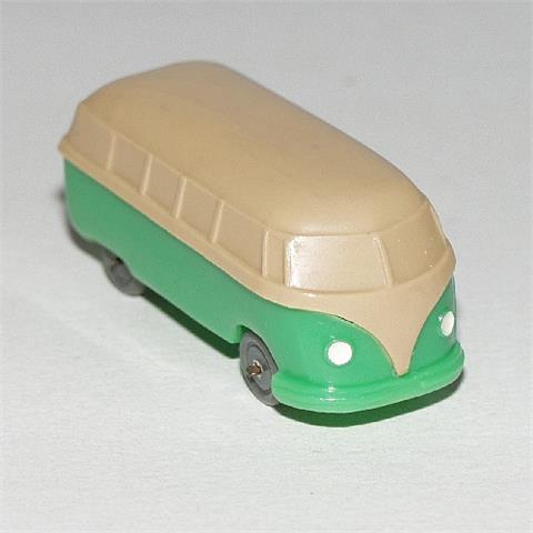 VW-Bus, beige/froschgrün