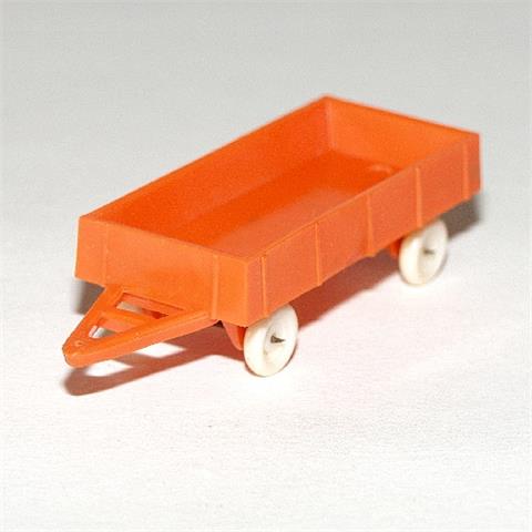 LKW-Anhänger, orange (Räder weiß)