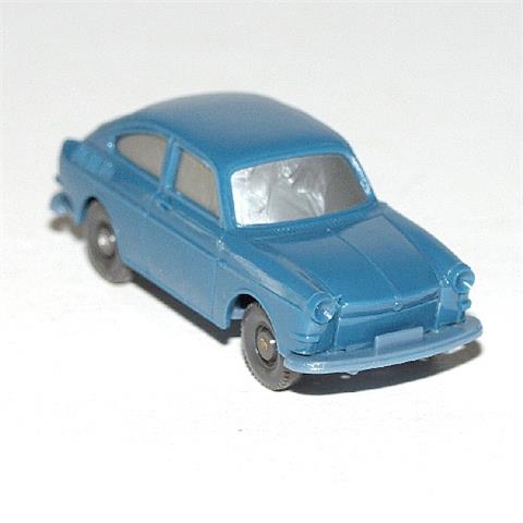 VW 1600 TL, azurblau (Chassis mattgraublau)