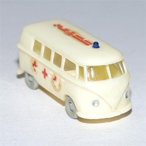 Krankenwagen VW T1, gelbelfenbein