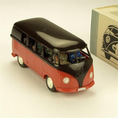 VW-Bus (ab 1955), schwarzbraun/rosé (im Ork)