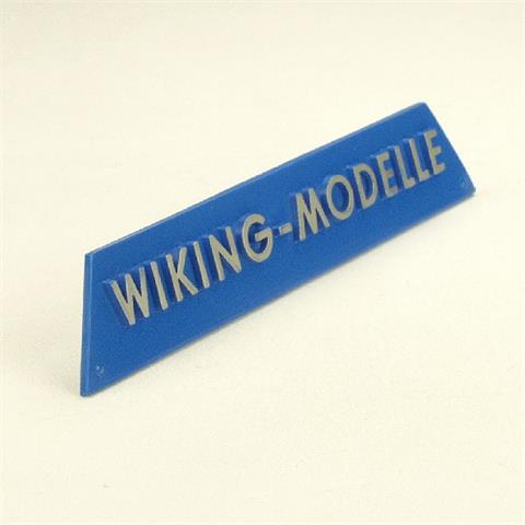 Reklameschild "Wiking-Modelle", himmelblau