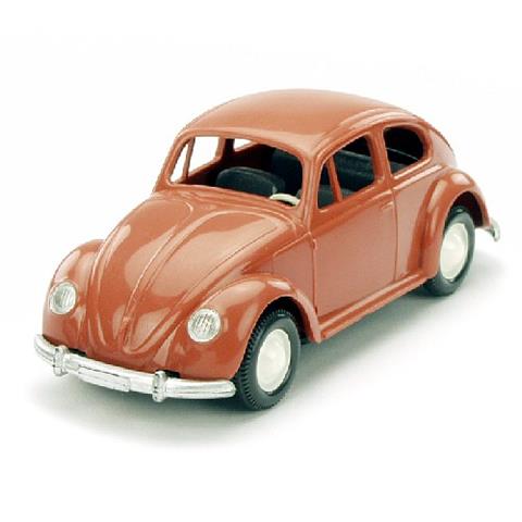 VW Käfer ovales Heckfenster, korallenrot