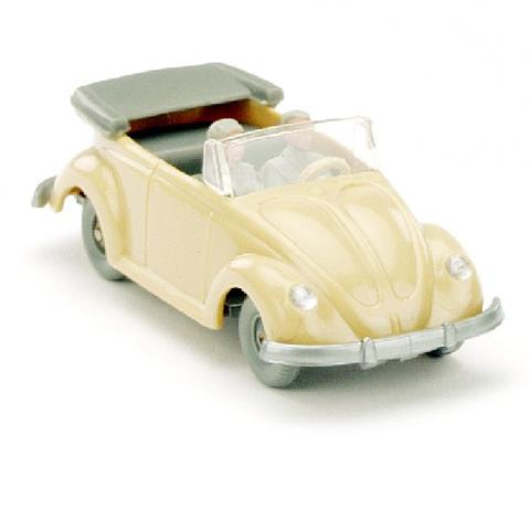 VW Käfer Cabrio mit Hörnern, beige