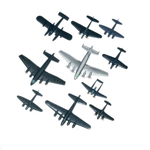Konvolut 10 Flugzeuge (2.Wahl)