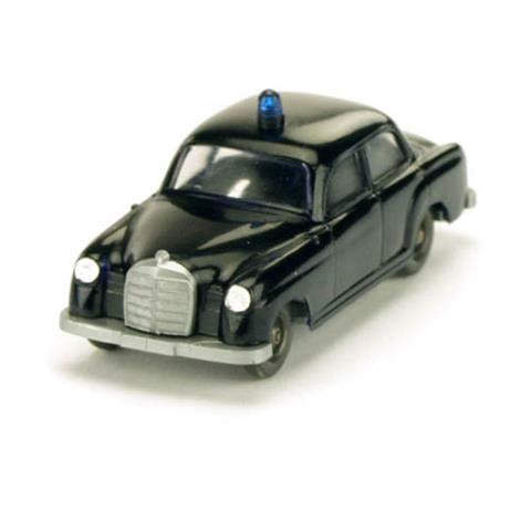 Polizeiwagen MB 180, schwarz (mit Sockel)