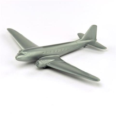 Flugzeug DC-3, silbern