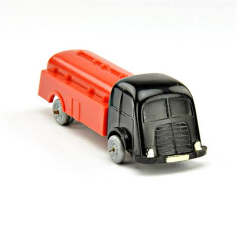Tankwagen Fiat, schwarz/orangerot (Räder silbern)