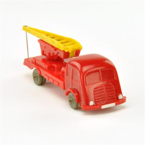 Kranwagen Fiat, rot (Leiter gelb)