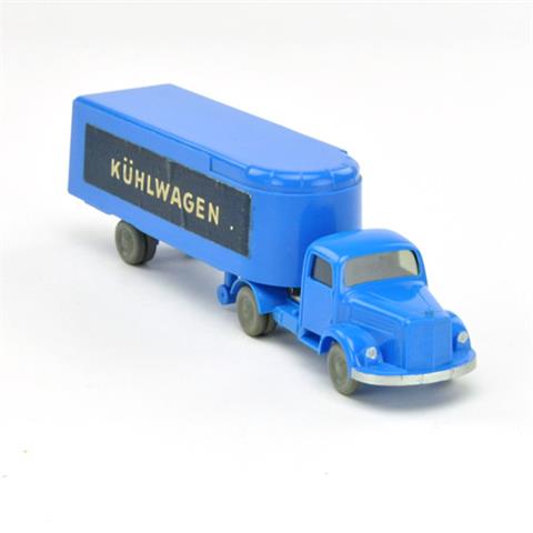 Sattelzug MB 3500 Kühlwagen, himmelblau