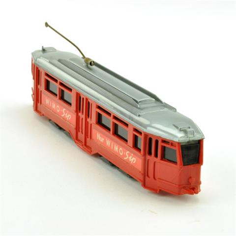 Straßenbahn-Triebwagen "Wimo-Sip", rot