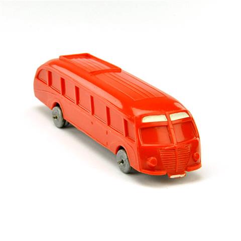 Stromlinienbus (Typ 2), orangerot (Räder silbern)