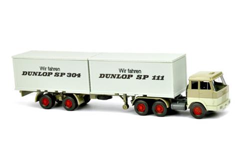 Dunlop/1 - Container-Sattelzug Han.-Henschel
