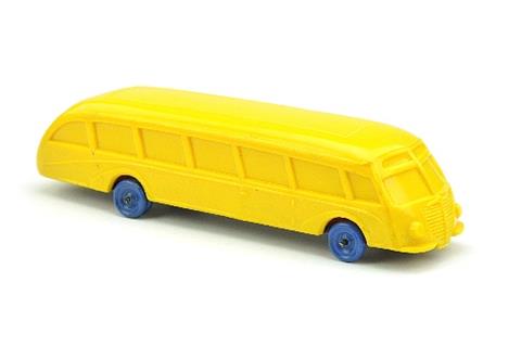 Stromlinienbus (Typ 2), gelb (Räder blau)