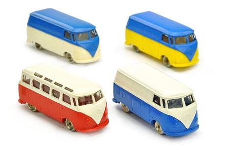 Lego - Konvolut 4 VW Busse