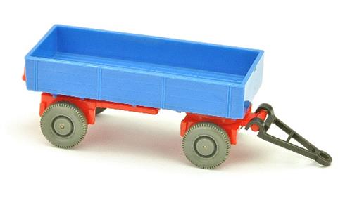 LKW-Anhänger (Typ 5), himmelblau/orangerot