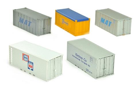 Konvolut 5 Liliput-Container