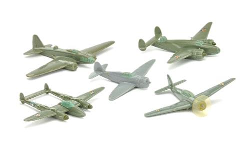 Konvolut 5 Flugzeuge (Vorkrieg)