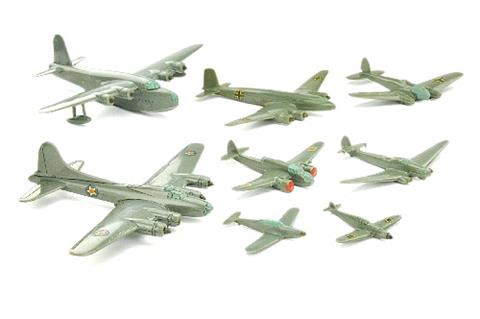 Konvolut 8 Flugzeuge (Vorkrieg, 2.Wahl)
