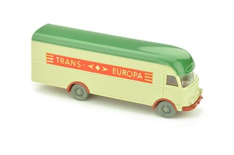 Möbelwagen MB 312 Trans Europa, hellgelbgrau