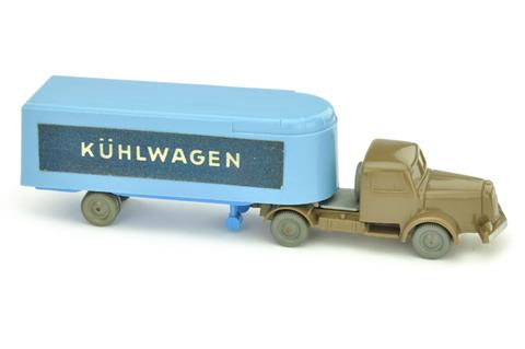 Sattelzug Henschel Kühlwagen, lilablau