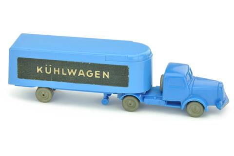 Sattelzug Henschel Kühlwagen, signalblau