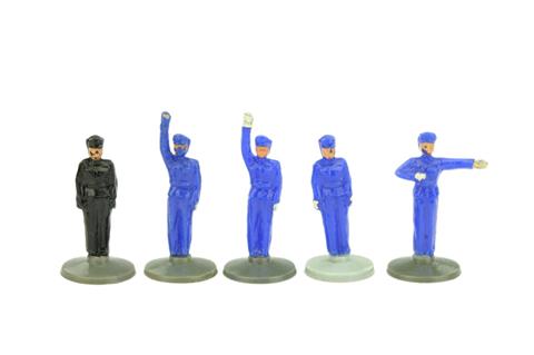 Konvolut 5 Polizisten der 50er Jahre
