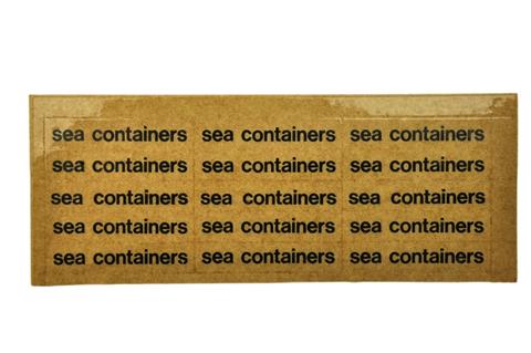 Restposten Folienbeschriftungen sea containers
