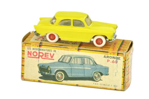 Norev - (502) Simca Aronde P 60, gelb (im Ork)