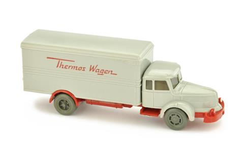 Thermos-Wagen Krupp, achatgrau/rot