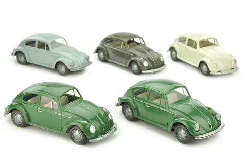 Konvolut 5 VW Käfer der 1960er Jahre (2.Wahl)