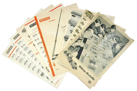 Konvolut 8 Preislisten (1957 bis 1978)