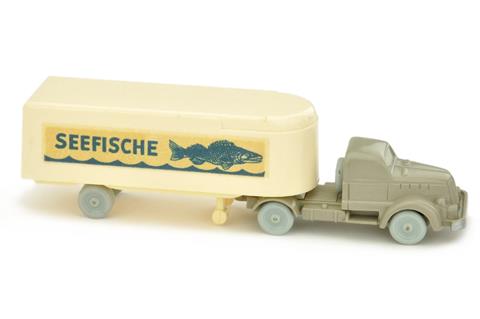 Sattelzug Henschel Seefische, creme
